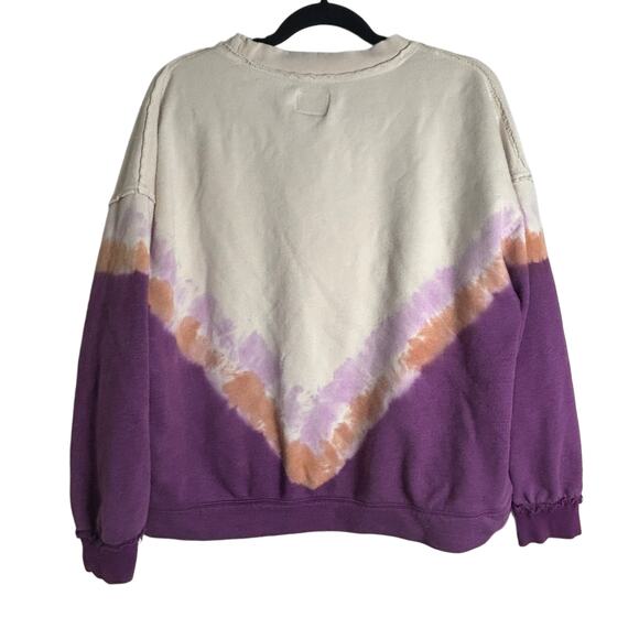 Free People FP movement Ombre Metti crew neck tie dye oversized sweatshirt - Picture 3 of 6